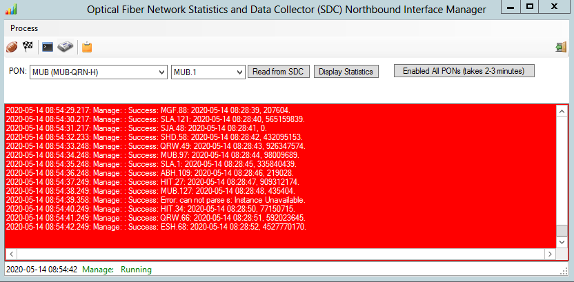 Statistics and Data Collector (SDC) Northbound Interface