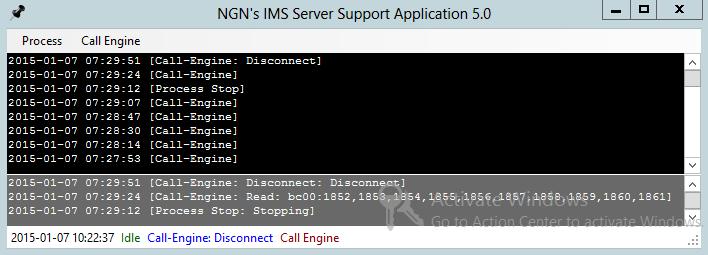 NGN Service Provisioning Manager Application
